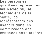 Les personnes qualifiées représentent les