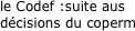 le Codef :suite aus décisions